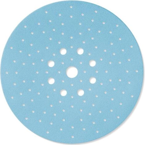 25 Disque Abrasif Grain 80 Diamètre 225mm Pour Ponceuse Long Col Plâtre Ciment (1/5)