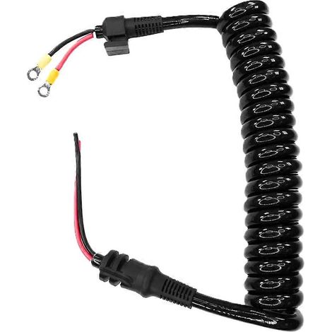 Câble d'alimentation spiralé long pour modèles MotorGuide Xi5 à arbre de 72 pouces. Remplace les références 8M0135682, 8M0029237 et 8M0139002. (1/5)