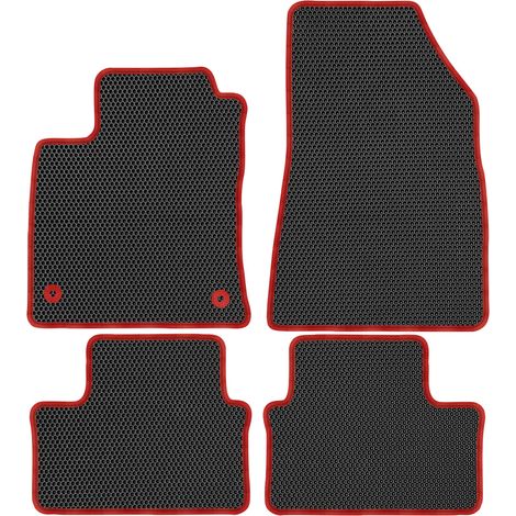 Renault Clio V (2019-2026). Tapis de sol dédiés - EVA alvéolé noir (1/5)
