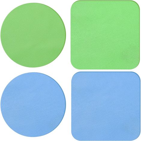 4 Stück Glasgreifer-Pads, multifunktionaler Glasöffner aus Gummi, wärmeisolierende Untersetzer für die Küche (hellblau, grün) (1/5)