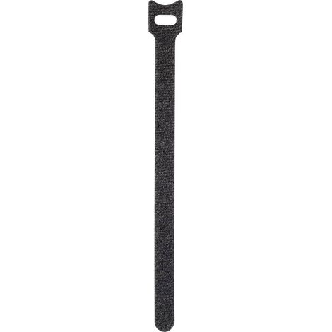 TOOLCRAFT KL12X280SC Fascette a strappo per raggruppare Lato morbido e lato rigido (L x L) 280 mm x 12 mm Nero 16 pz. (1/3)