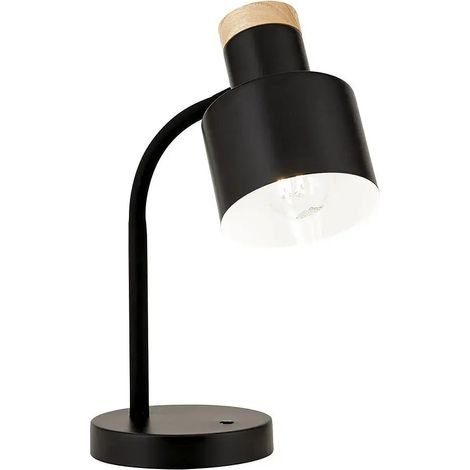 [GEBRAUCHT] B-Ware Orion Tischleuchte Tischlampe Gili Schwarz Schwenkkopf Schalter E27 Led Lampe