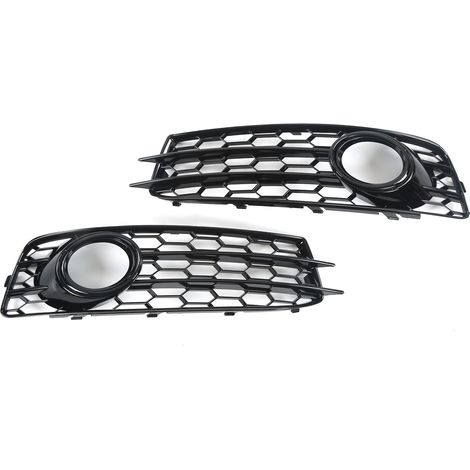 grilles de feux antibrouillard avant gauche et droite 8P0807682 Noir brillant, de remplacement pour Audi A3 8P 2008-2012 (1/5)