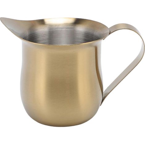 Milchaufschäumkännchen aus Edelstahl 304, Kaffeekanne zum Aufschäumen von Milch, Kaffeeweißer-Kanne, Becher für Zuhause, Cafés und Restaurants