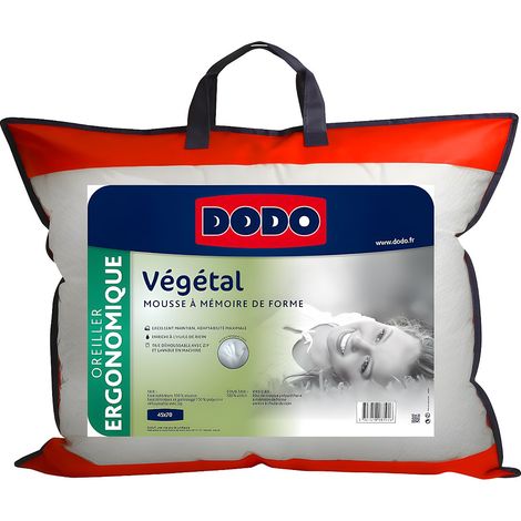 Guanciale ergonomico memory foam DODO VEGETAL - 45x70 cm