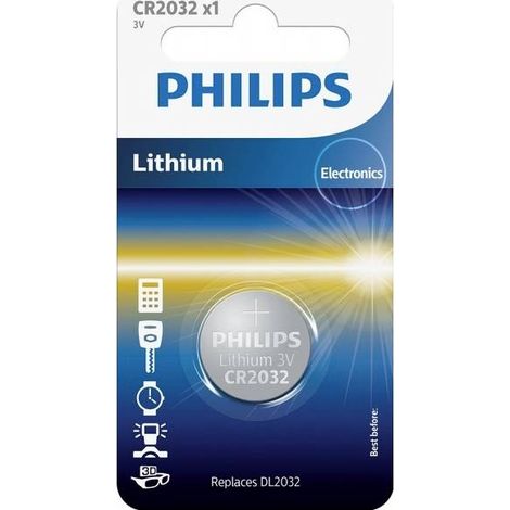 Pile Philips Minicells 2032 CR2032/01B Pile 2032 - CR2032 3V - LITHIUM