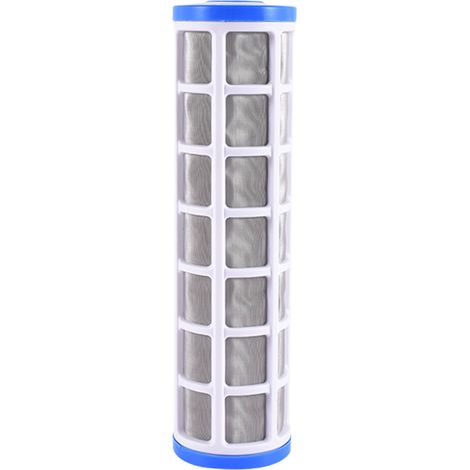 Cartuchos de filtro lavables para purificadores de agua, cartuchos de filtro de malla de acero inoxidable, dimensiones25.5×6.8×6.8centímetro (1/4)