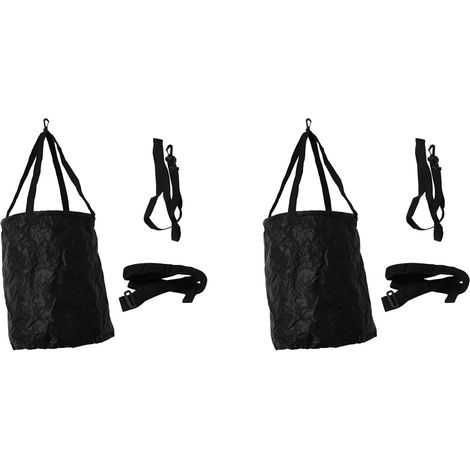 2X Ceinture de Résistance de Musculation pour la Natation Ceinture D'Entraînement de Natation avec Parachute pour Adultes et Enfants Noir (1/5)