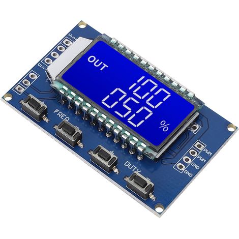 Module générateur de signaux carrés PWM (module bleu) - Fréquence d'impulsion et rapport cyclique réglables (1/5)