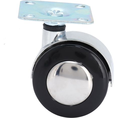 Roulette universelle auto-orientable pour meubles, tables basses, chaises et chariots. (1/5)