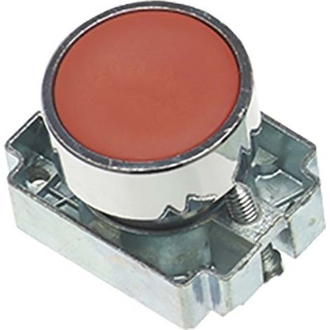 Tête de bouton-poussoir RS PRO Rouge, Momentané, Ø découpe 22mm ( Prix pour 1 )