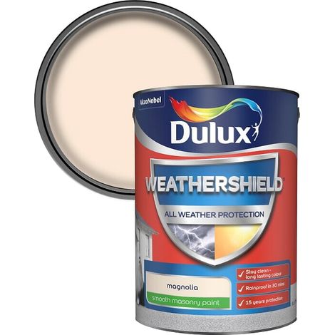 Dulux All Weather Protection Smooth Masonry - 5L - Magnolia