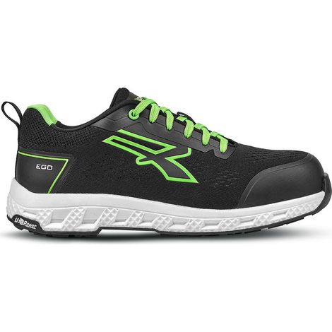 Scarpe Antinfortunistiche U-Power Aton ESD S1PS HI HRO FO SR Black/Green  43 (1/2)