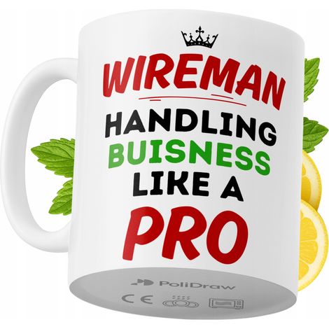 Lustige Tasse für Elektriker – Kaffee- oder Teetasse mit witzigem Textdesign – ideal für Geburtstage, Namenstage, Feiertage und besondere Anlässe. Hochwertige Tasse für Zuhause, Büro und Arbeit. Farbe