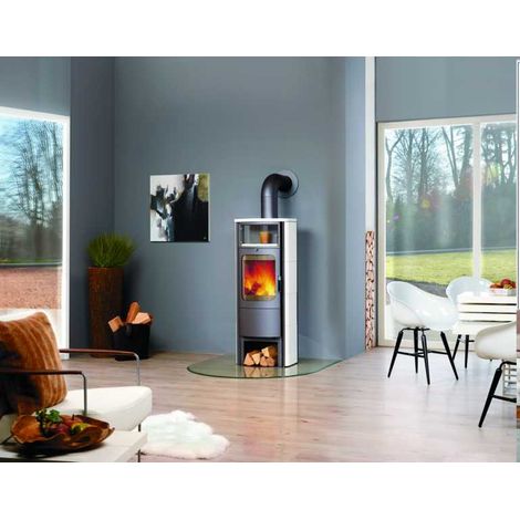 Oper-B Grande 7 KW Kachel creme-weiss