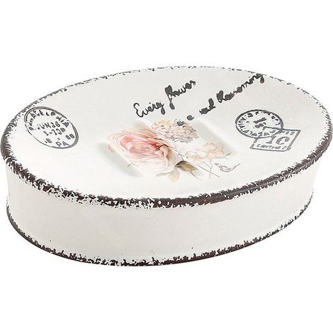 CLOTHILDE Porte-savon sur pied, céramique (1/3)