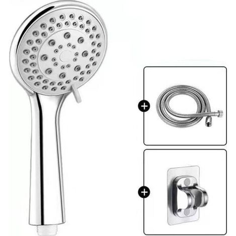 Five-mode pressure hand shower with 1.5 m stainless steel hose and puncture-free base MUMU (1/4)