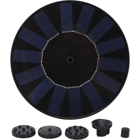 Pompe solaire extérieure 7V pour fontaine, idéale pour décorer les petits bassins de jardin et les étangs à oiseaux. (1/5)