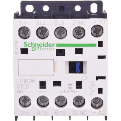Contattore di potenza 6A 0Z 1R 48V DC LP1K0601ED