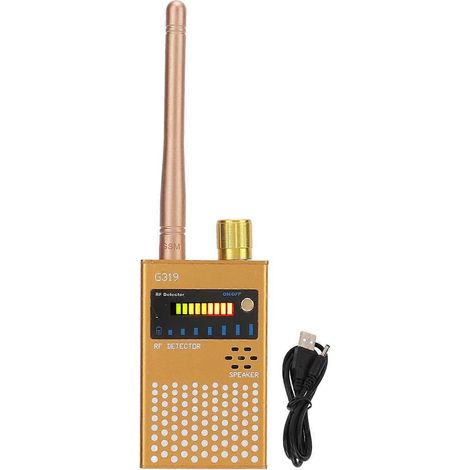 Détecteur GPS RF portable, testeur de suivi de signaux sans fil, scanner de localisation d'appareils photo avec batterie