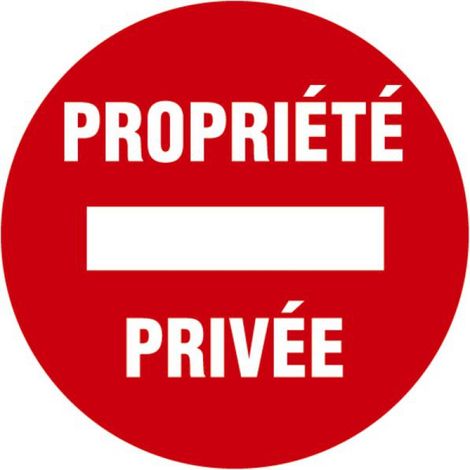 Disco Segnalazione D300 Proprietà Privata - Novap (1/2)