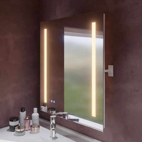 Miroir inclinable à Led intégré variable - Rota Plus - CREAZUR - 70 x 80 cm (1/5)