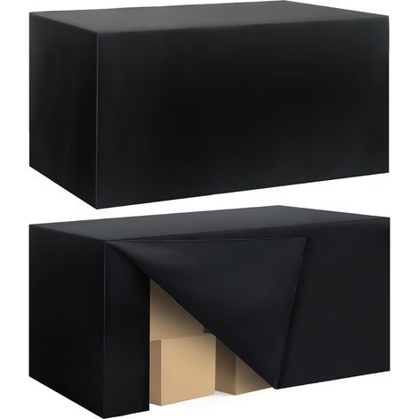 242162100cm Tischdecke für den Außenbereich, wasserdicht, UV-Schutz, langlebig, Schwarz (1/5)