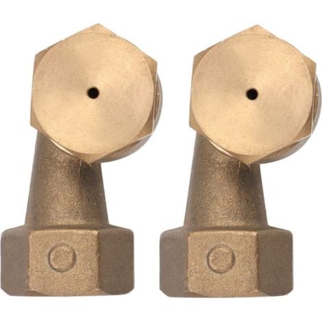 Lot de 2 buses de fontaine en laiton pour arroseur de pelouse, filetage femelle G1/2 po (1/5)