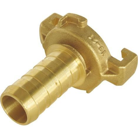 1 Raccord Express Cannelé, Laiton, Joint Intégré, Tuyau 13mm, Arrosage Jardin (1/4)