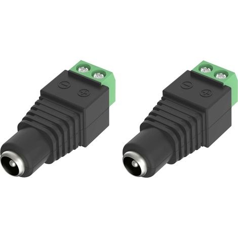 2x connecteur électrique rapide mâle adaptateur prise universelle caméra WIFI surveillance camping car DVR Système de Sécurité Lumière LED modélisme ferroviaire (1/2)