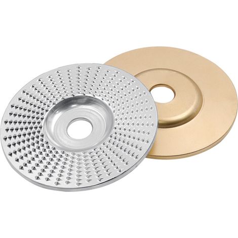 Disco para tallar madera de 10 cm para amoladora angular con orificio de 16 mm, disco para dar forma a la madera, herramienta rotativa para cortar madera.