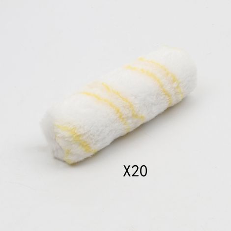 (20PCS) Manchon Pour Rouleau À Peinture 15cm - Hauteur des poils 12mm - Diamètre 55mm - Manchon Peinture pour Rouleau (1/5)