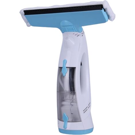 Kit de nettoyage aspirateur pour vitres, aspirateur sans fil rechargeable, lingettes en microfibre pour fenêtres, carrelage, miroirs et parois de douche (1/5)