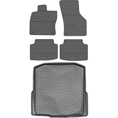 SET di tappetini in gomma per auto e tappetino per bagagliaio per Skoda Octavia III Kombi dal 2012 al 2020 (1/5)