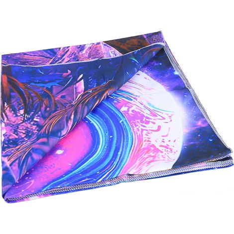 Tapisserie Planète UV Réactive Décorative Noire, Murale Ludique avec Accessoires, Tissu Brossé GTXK(282) 200x150cm, Idée Cadeau Chambre (1/5)