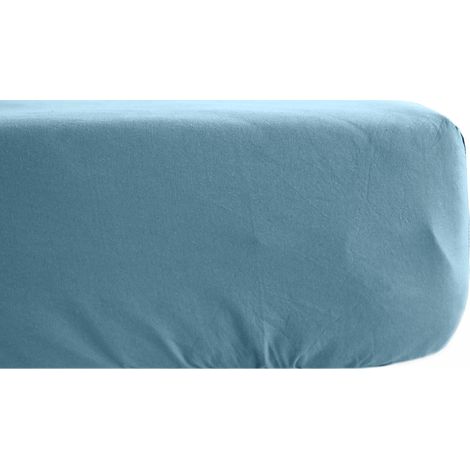 Drap housse coton lavé PALACE 90x190 cm (1/5)
