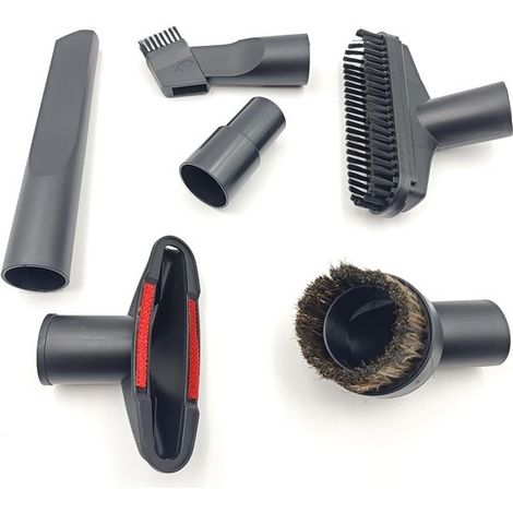 Accesorios para aspiradora de 32 mm (1-1/4 pulgadas) y 35 mm (1-3/8 pulgadas), Juego de cepillos para aspiradora, Universal, Fácil de montar (1/5)