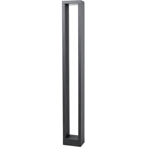 Lucande – Borne d'extérieur LED Jupp 90 cm – Aluminium gris graphite – Indice de protection IP54 – Éclairage doux pour terrasse et jardin