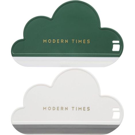 Lot de 2 raclettes en silicone avec lames d'eau, nettoyant compact pour tableaux de bord, vert et blanc (1/5)