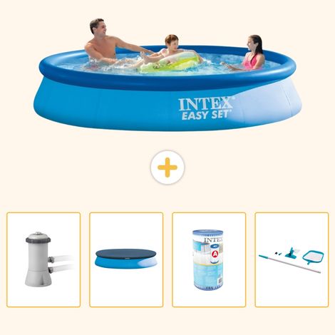 Intex Piscine Easy Set Ronde - 366x76 cm - 5-pièces  S304 (1/5)