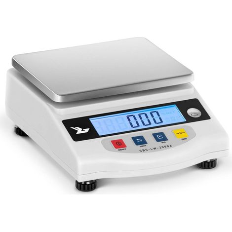 Báscula de precisión LCD SBS-LW-2000A, precisión de 0,01 g a 2000 g (1/4)