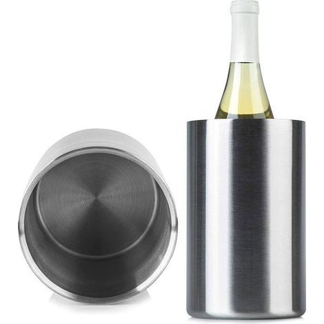 Doppelwandiger Eisbehälter aus Edelstahl für Wein, Champagner und Bier (1/5)