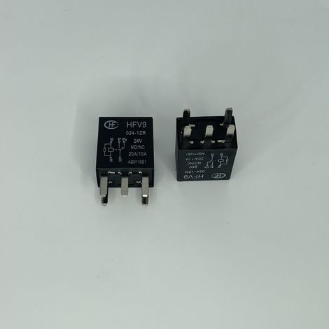 Relais Hongfa 24 V bis 5 broches für pelle/chargeuse HFV9 024-1ZR