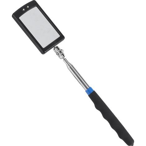 Miroir d'inspection télescopique rétroéclairé LED flexible orientable 360° outil extensible (1/5)