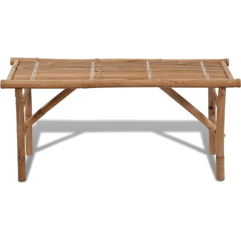 Maison Exclusive - Panca da Giardino Pieghevole 118 cm in Bambù (1/4)