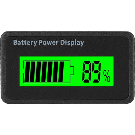 GY-6H Universelles Voltmeter mit grüner Hintergrundbeleuchtung für 12-48V Batterieladeanzeige (1/5)