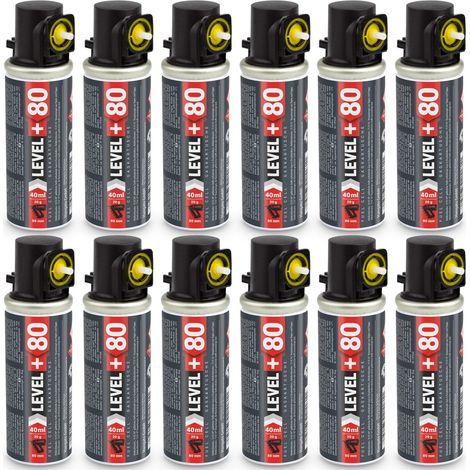 LEVEL+ Gaskartusche 80mm 40ml Fuel Cell Ersatzgas für Stiftnagler L+80 - 12 St.
