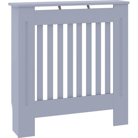 Cache-Radiateur Gris 78 x 19 x 81,5 cm Bois d'ingénierie