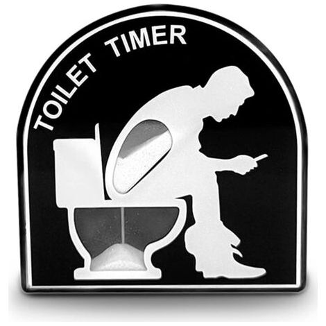 5 Minutes Minuterie de Sablier de Toilette, Minuterie de Brossage pour Enfants, Sablier de Toilette Créatif Jouet de Décoration de Maison de Jardin (1/5)