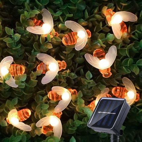 8 Modes étanche Terrasse Intérieure Décoration Noël Nouvelle Année Halloween Maison Patio Fête Blanc chaud Blanc Chaud 50LED Label (1/4)